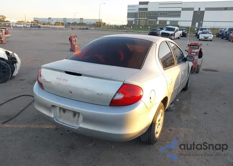 2001 Plymouth Neon Highline z USA, uszkodzony, nr VIN 1P3ES46C41D106972